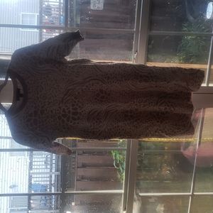 Cheetah print dress